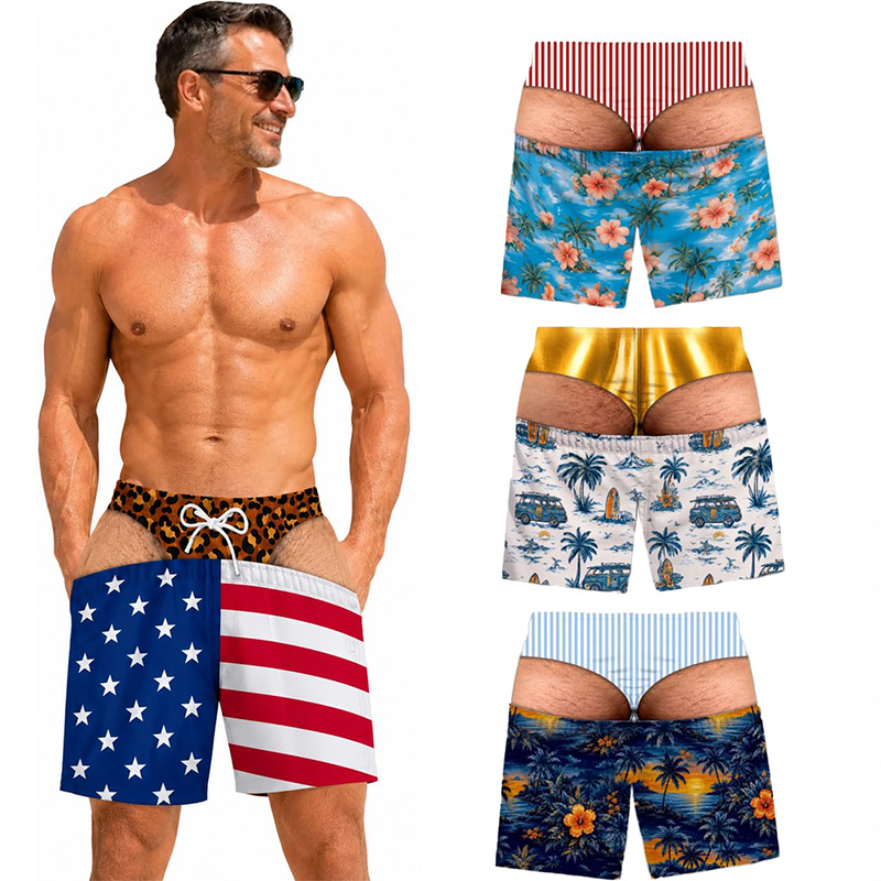 Swim Trunk Quick Dry - Novedosos bañadores divertidos para hombre con