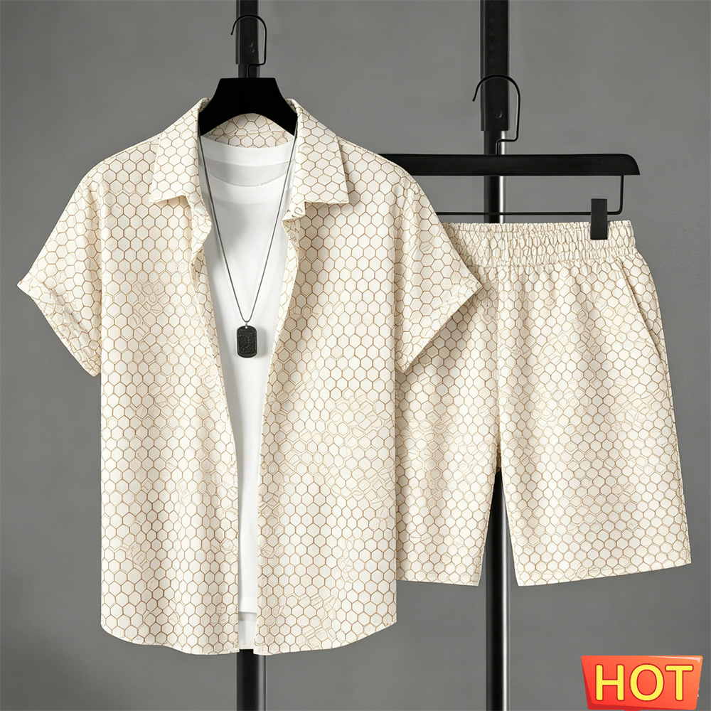 Shirt Camp Collar - Conjunto de Camisa para Hombre, Estilo