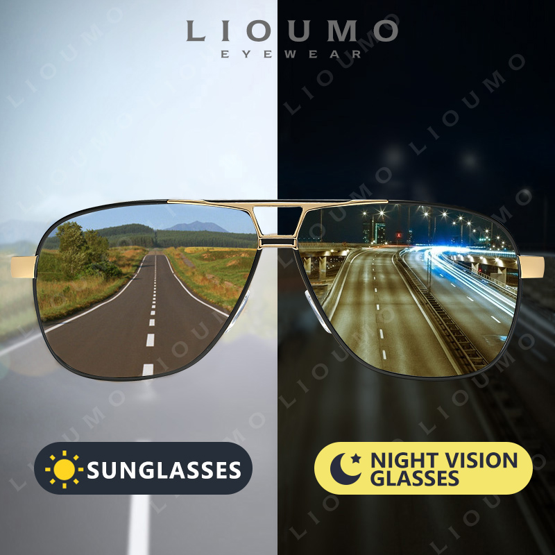 Sunglasses Aviator Polarized - LIOUMO gafas de sol de aviación