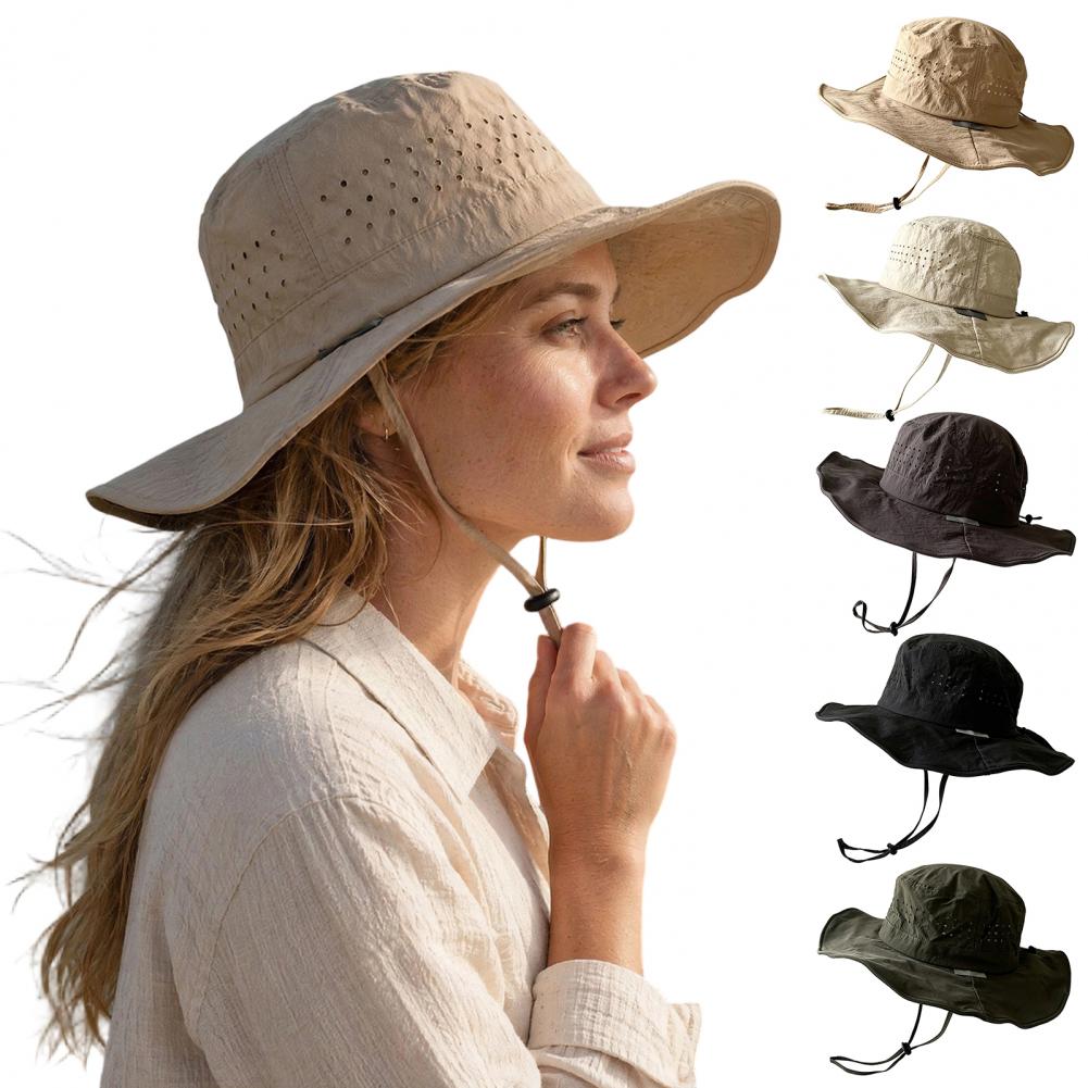Packable Hat Nylon - Sombrero de Sol de Ala Ancha
