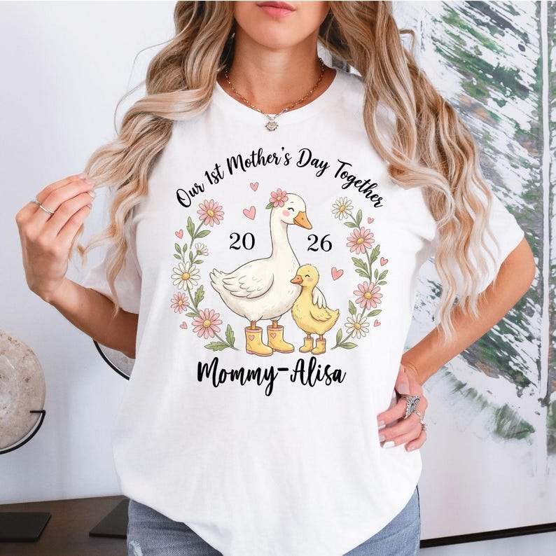 Tee Graphic Print - Camiseta gráfica a juego para mamá,