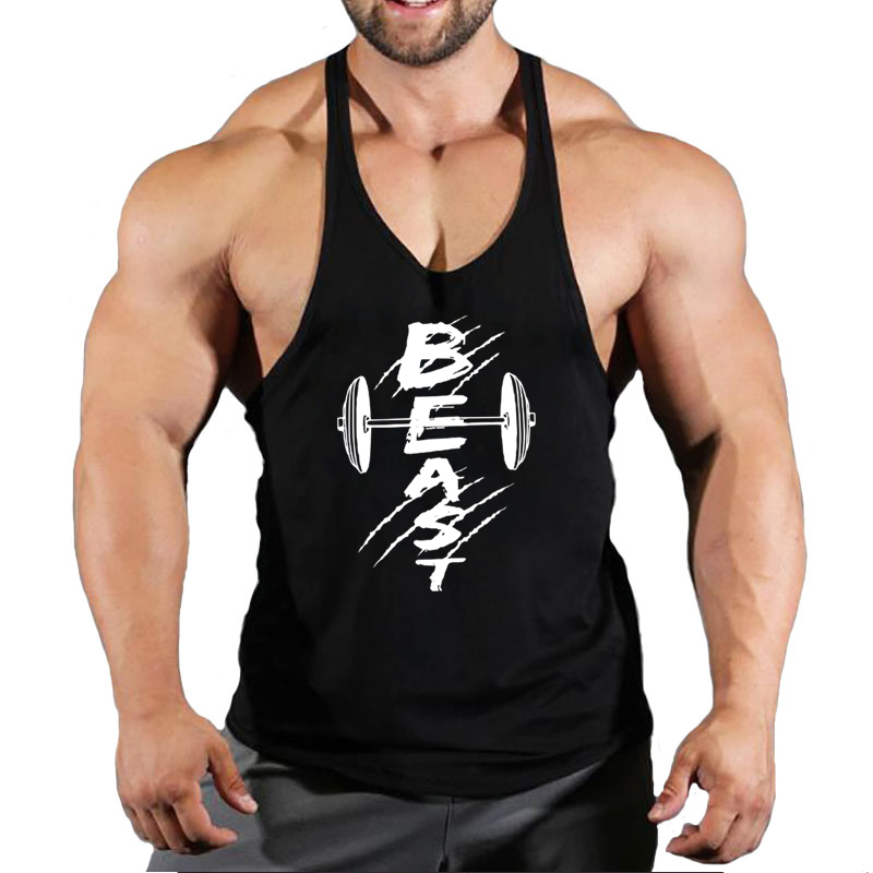 Tank Top Muscle - Camiseta sin mangas deportiva de marca