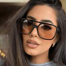 Sunglasses Aviator Polarized - Gafas de sol cuadradas estilo aviador