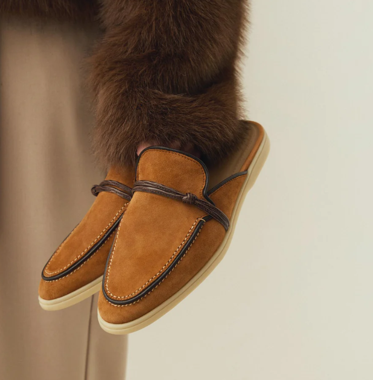 Flip Flop Leather Men - Mocasines para hombre de diseñador de