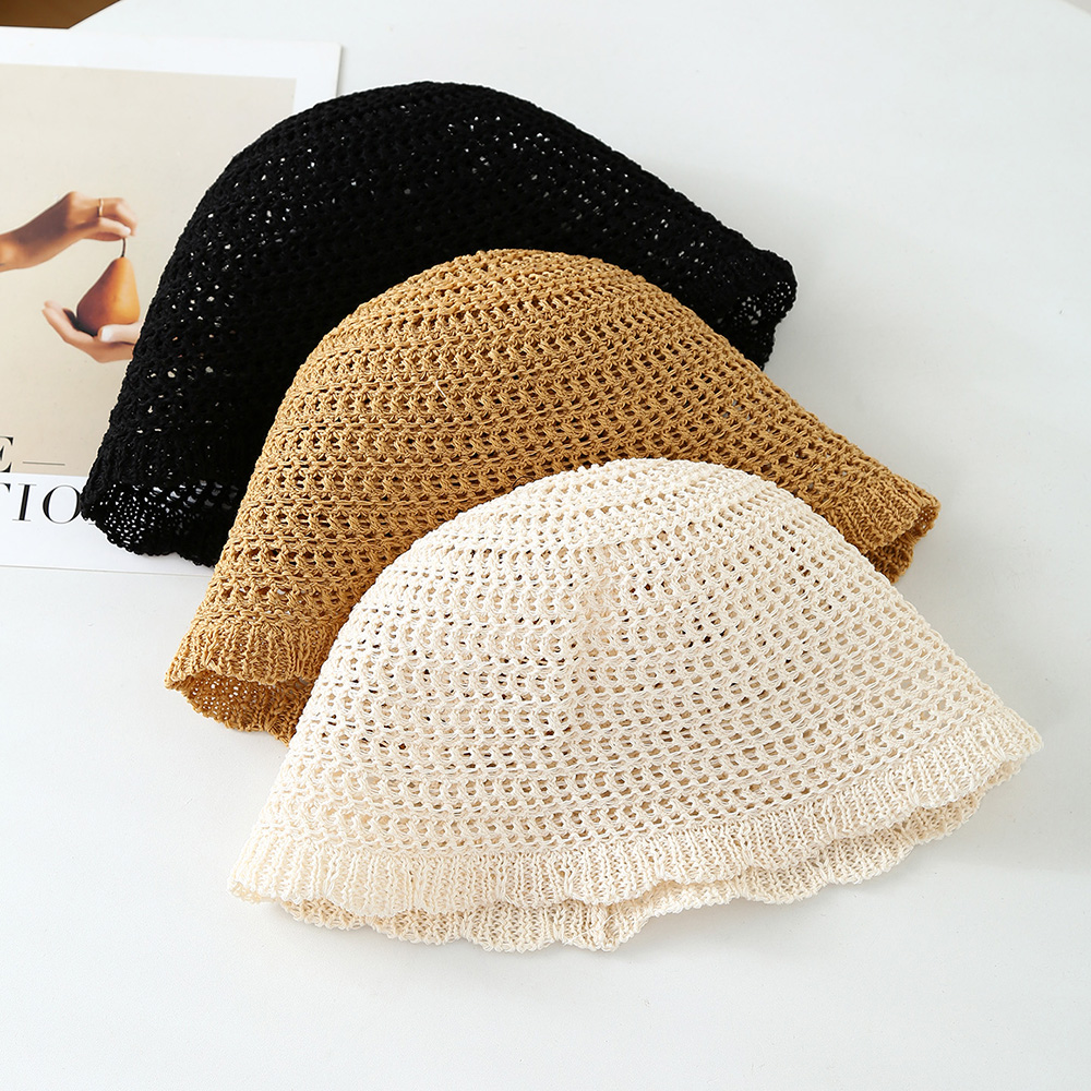 Sombrero de pescador para muje - Bucket Hat Straw reseña y precio