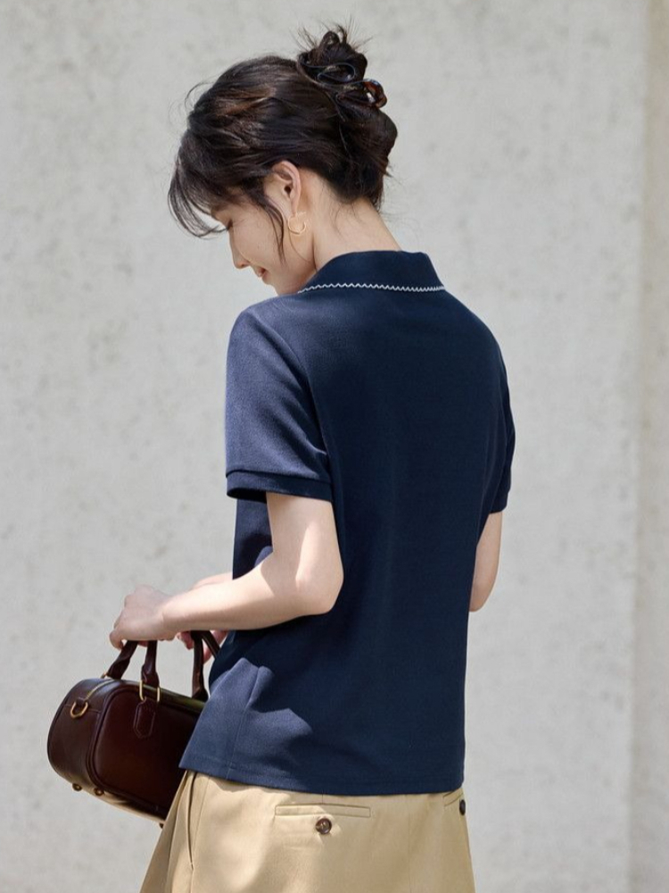 Camiseta de Mujer, Corte Ental - Polo Shirt Pique reseña y precio