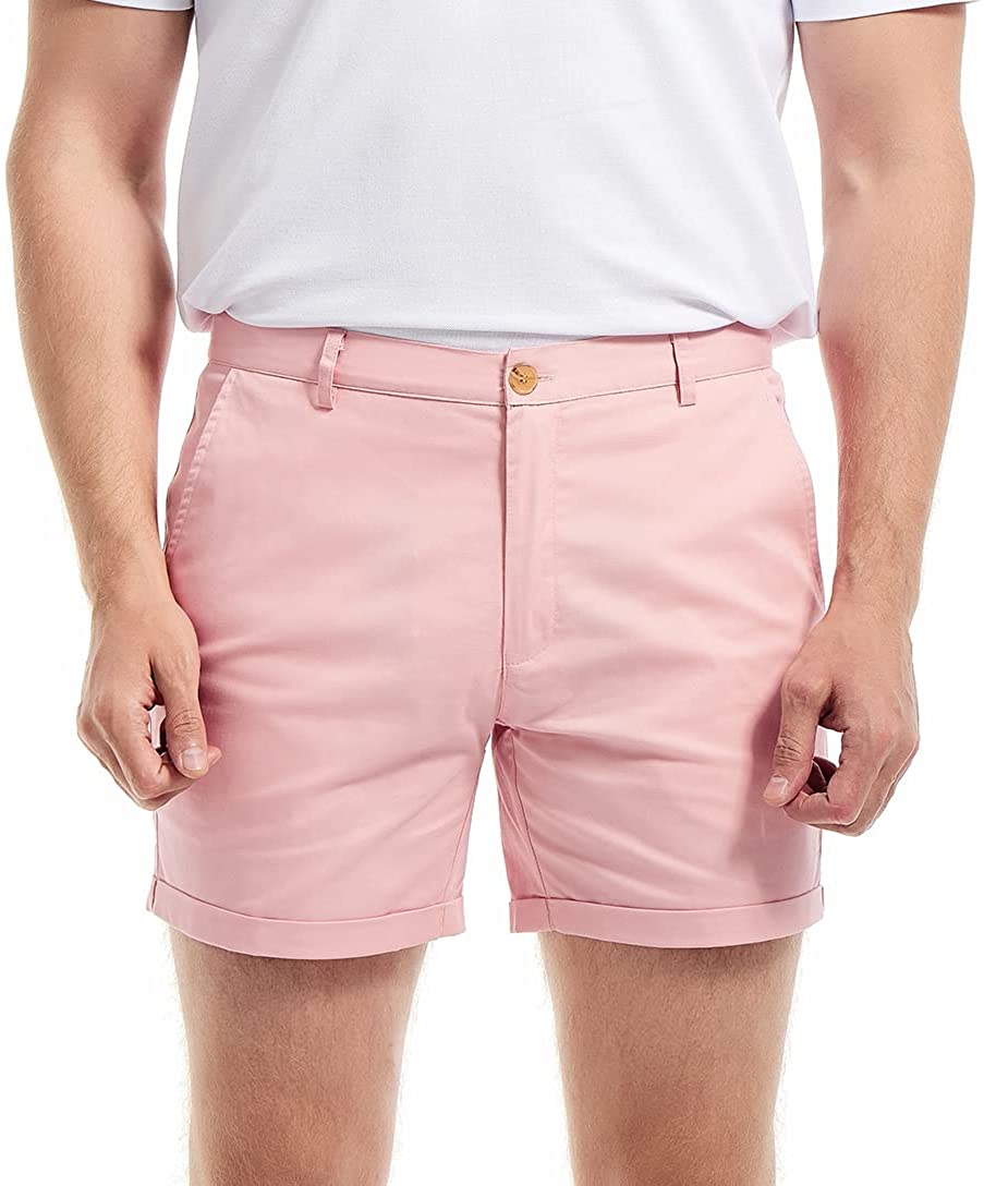 AIMPACT-pantalones cortos chin - Shorts Chino Slim reseña y precio