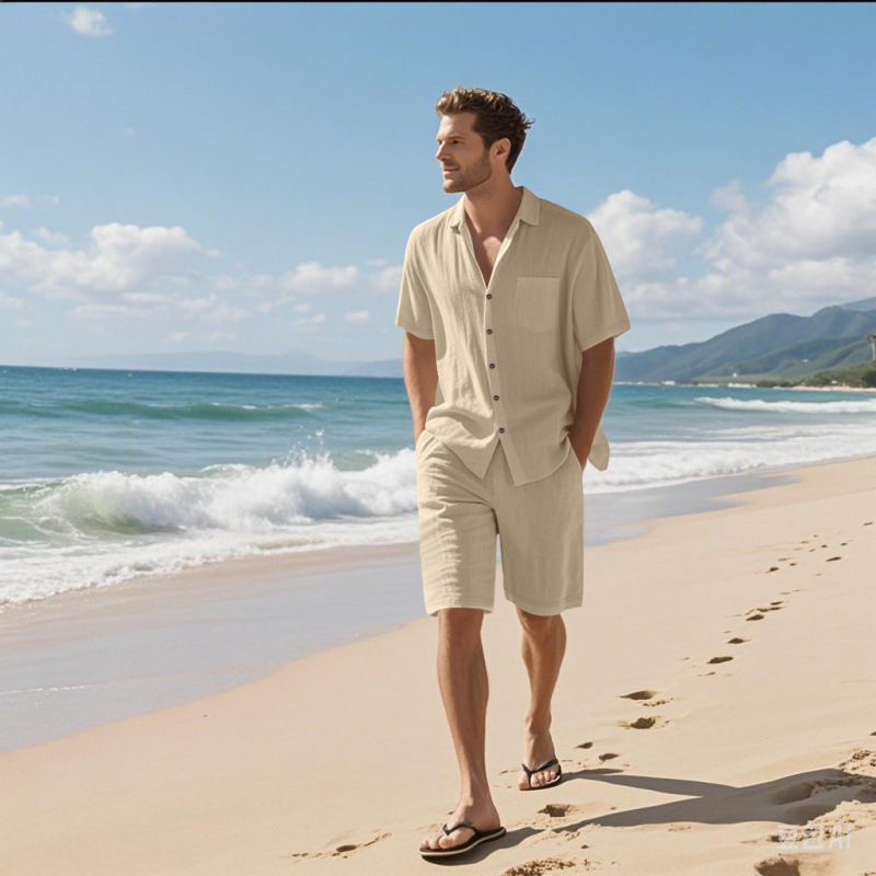 Conjunto de Camisa y Pantalone - Shirt Camp Collar reseña y precio