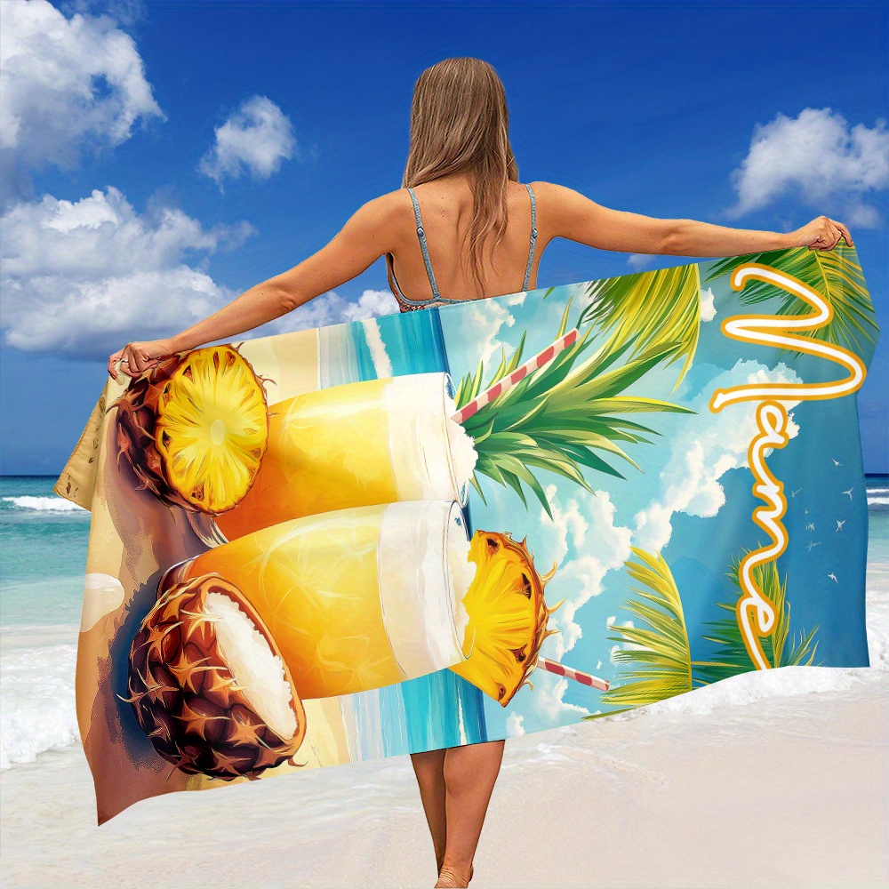 Toalla de Playa Personalizada  - Beach Towel Large reseña y precio