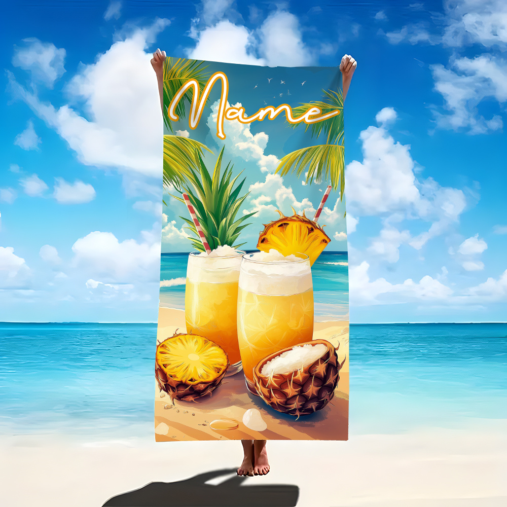 Toalla de Playa Personalizada  - Beach Towel Large reseña y precio