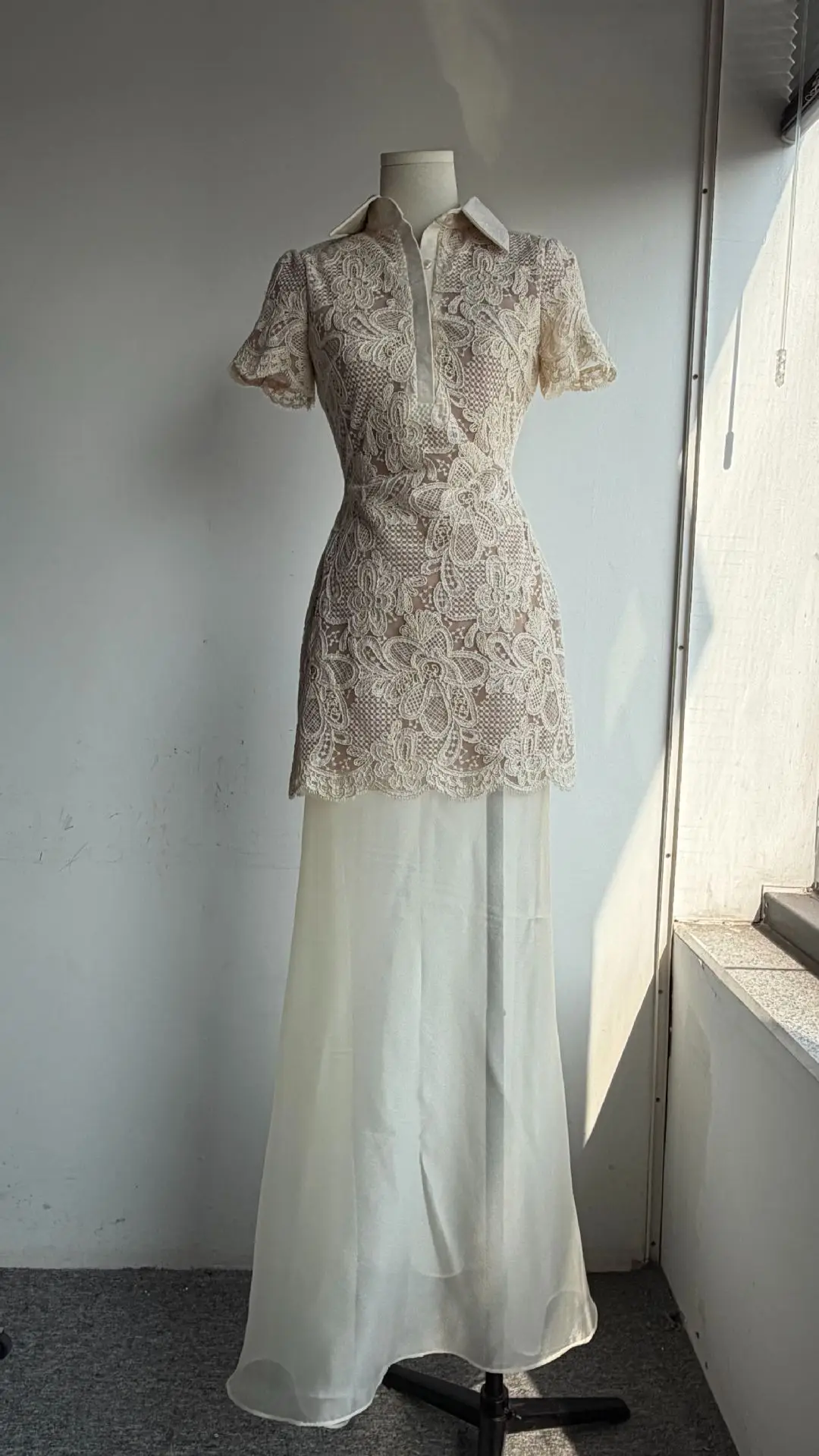 Vestido camisero vintage de en - Resort Shirt Floral reseña y precio