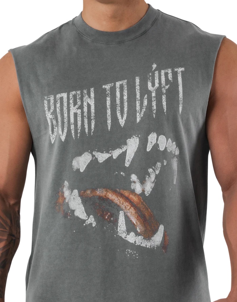 LYFT-camisetas sin mangas de a - Tank Top Muscle reseña y precio