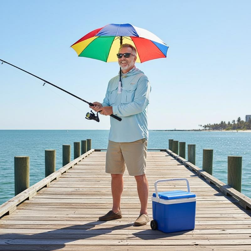 Sombrilla plegable para la cab - Bucket Hat Straw reseña y precio