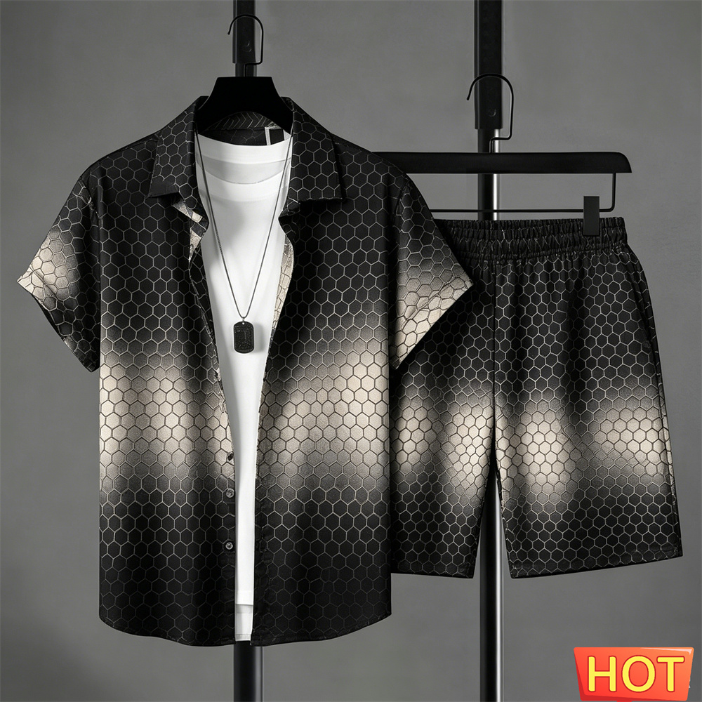 Conjunto de Camisa para Hombre - Shirt Camp Collar reseña y precio