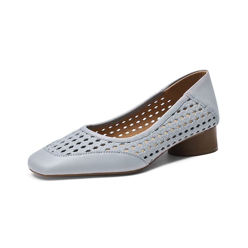 Zapatos de tacón alto huecos d - Casual Sandal Leather reseña y precio