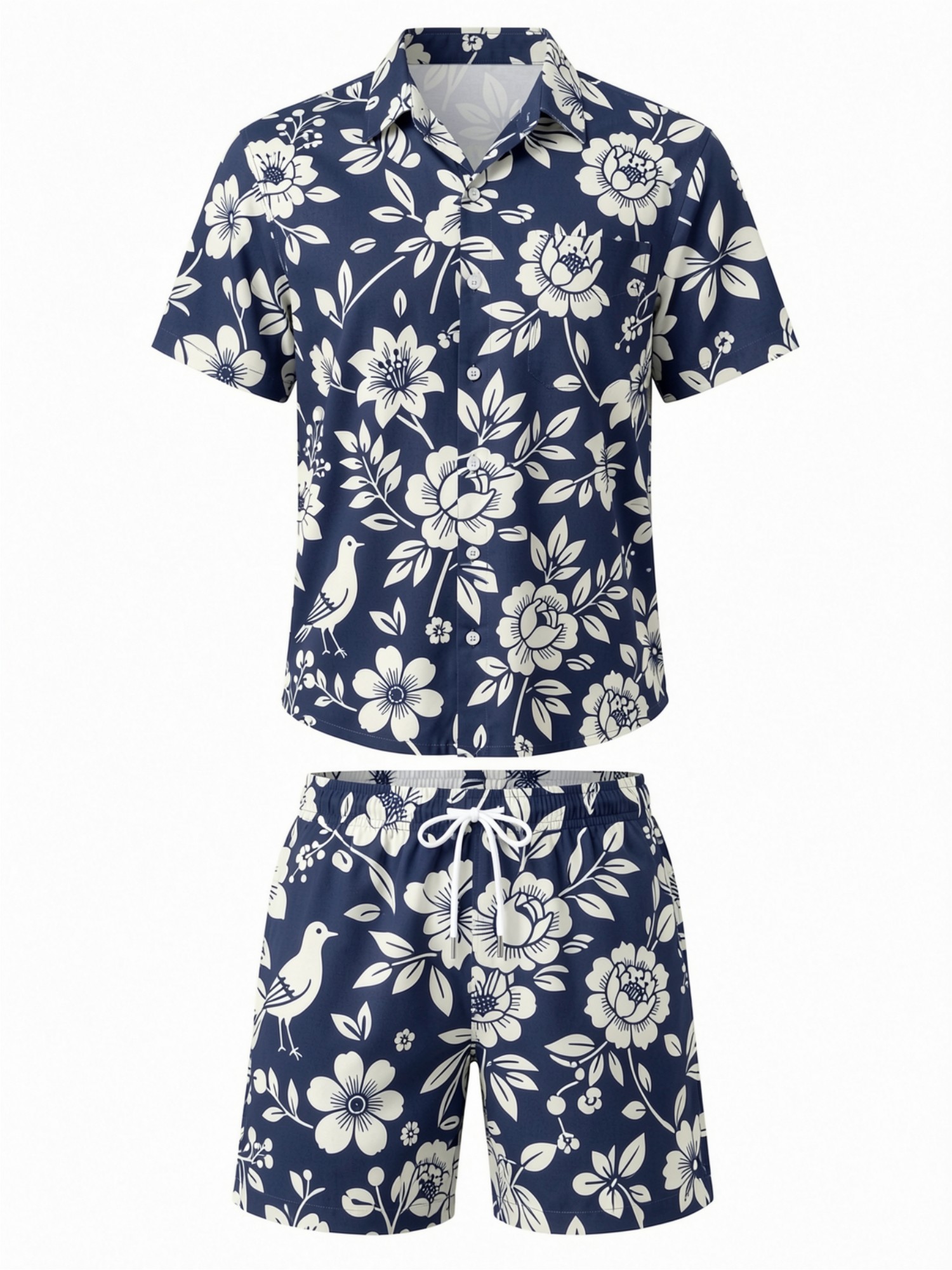Conjunto de Camisa de Manga Co - Resort Shirt Floral reseña y precio