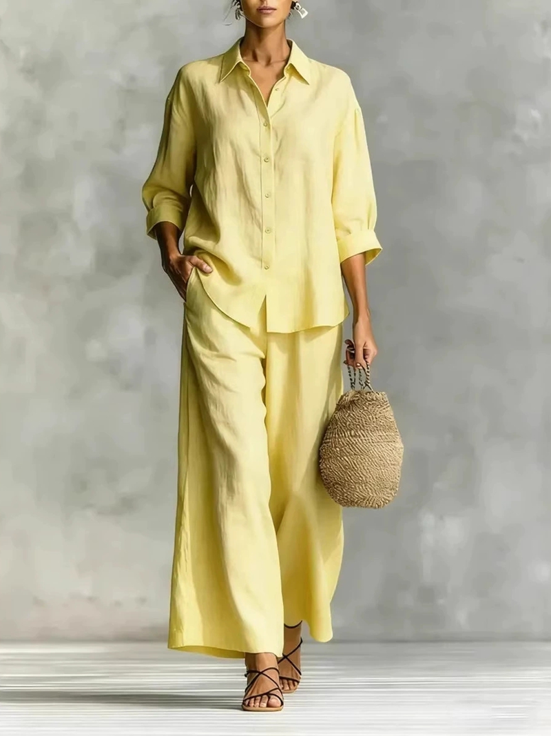 Conjunto Casual de Camisa de M - Linen Shirt Breathable reseña y precio