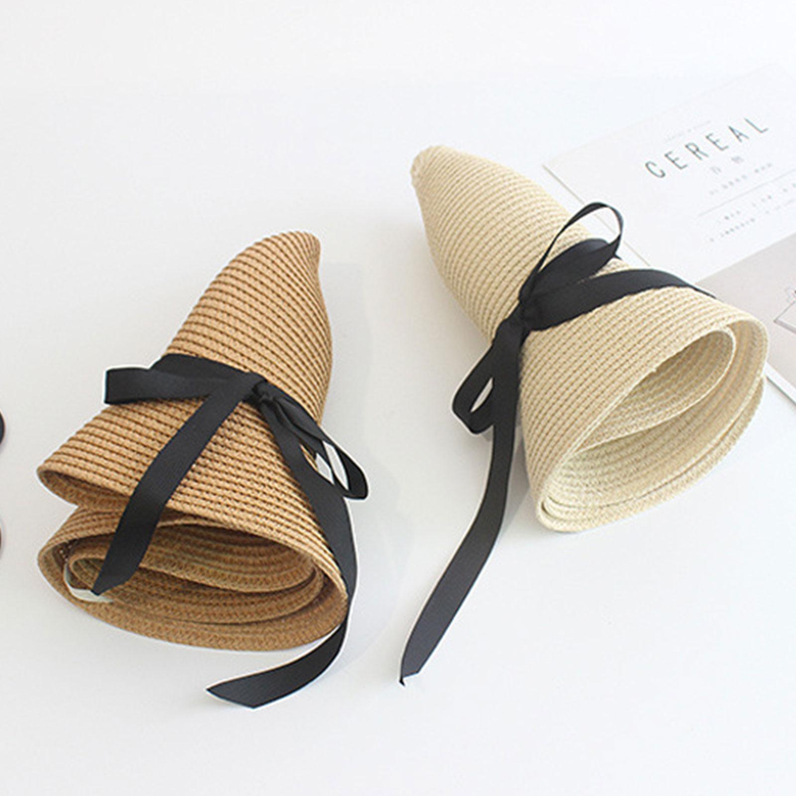 Sombrero de paja plegable de a - Bucket Hat Straw reseña y precio