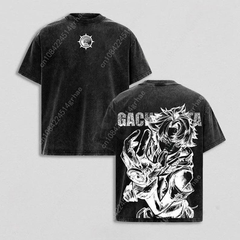 Camiseta Vintage de Anime Gach - Tee Graphic Print reseña y precio
