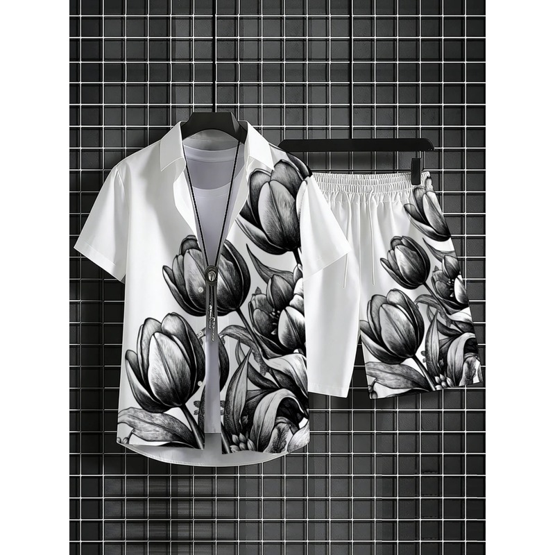 Conjunto de Camisa y Pantalone - Resort Shirt Floral reseña y precio
