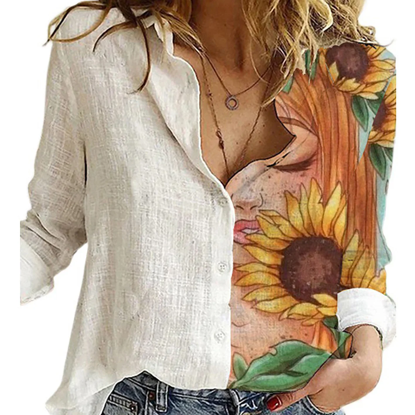 Camisas Colla de manga larga c - Shirt Camp Collar reseña y precio