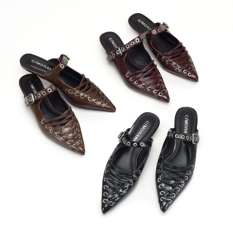 Zapatillas con punta puntiagud - Casual Sandal Leather reseña y precio